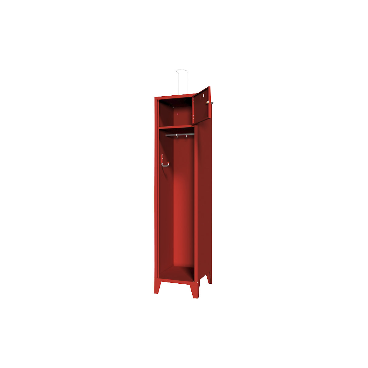 Fire brigade cupboard with feet – Pavoy (Product illustration 2)-1