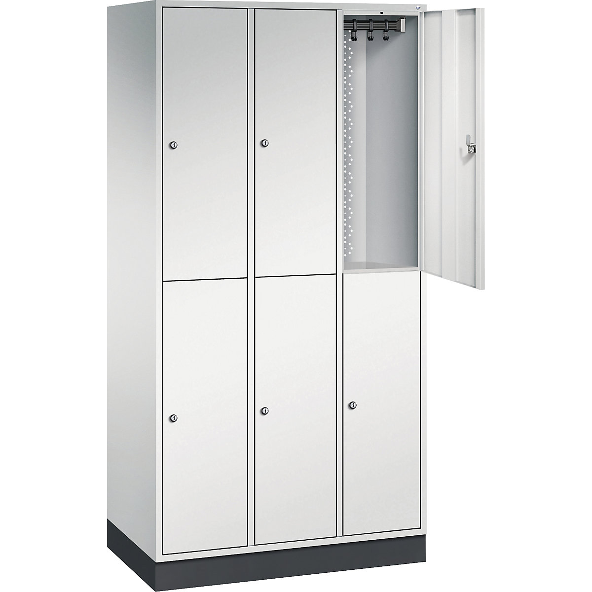 INTRO double tier steel cloakroom locker – C+P (Product illustration 32)