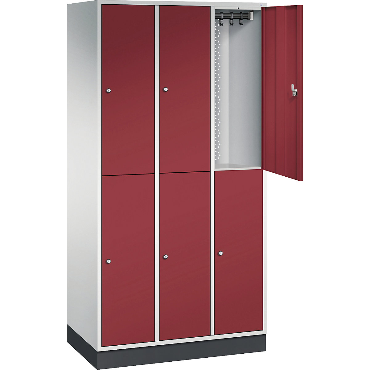 INTRO double tier steel cloakroom locker – C+P (Product illustration 27)