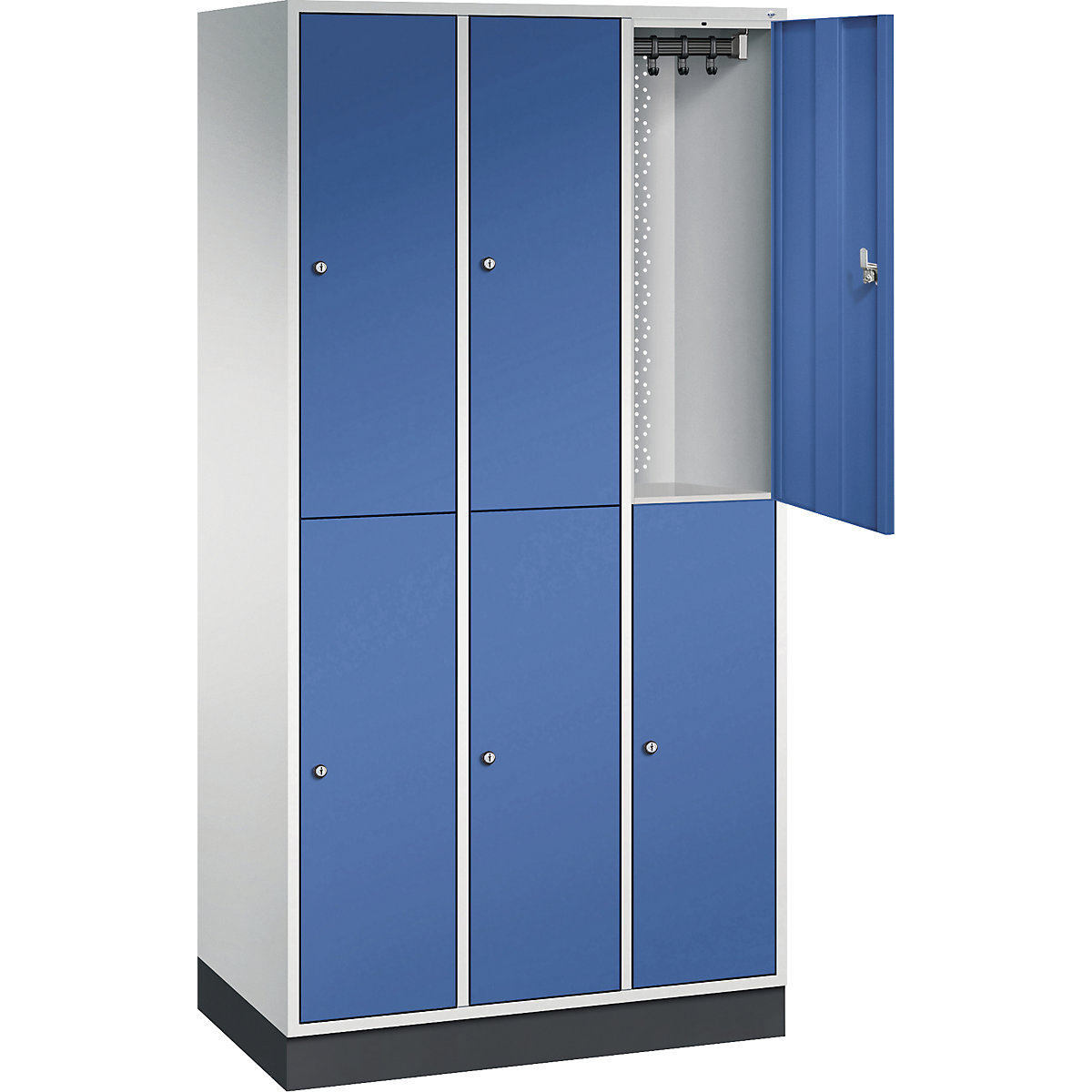 INTRO double tier steel cloakroom locker – C+P (Product illustration 22)