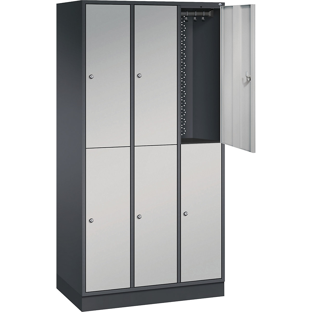 INTRO double tier steel cloakroom locker – C+P (Product illustration 21)