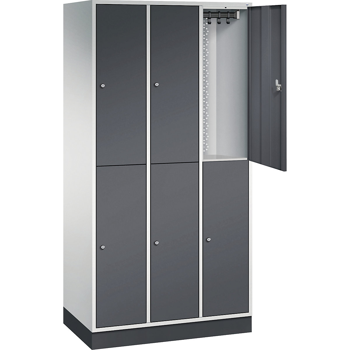 INTRO double tier steel cloakroom locker – C+P (Product illustration 35)