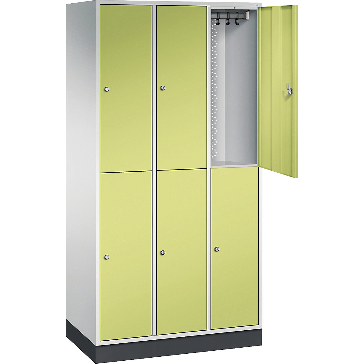 INTRO double tier steel cloakroom locker – C+P (Product illustration 30)