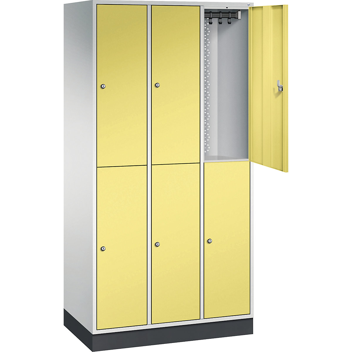 INTRO double tier steel cloakroom locker – C+P (Product illustration 24)