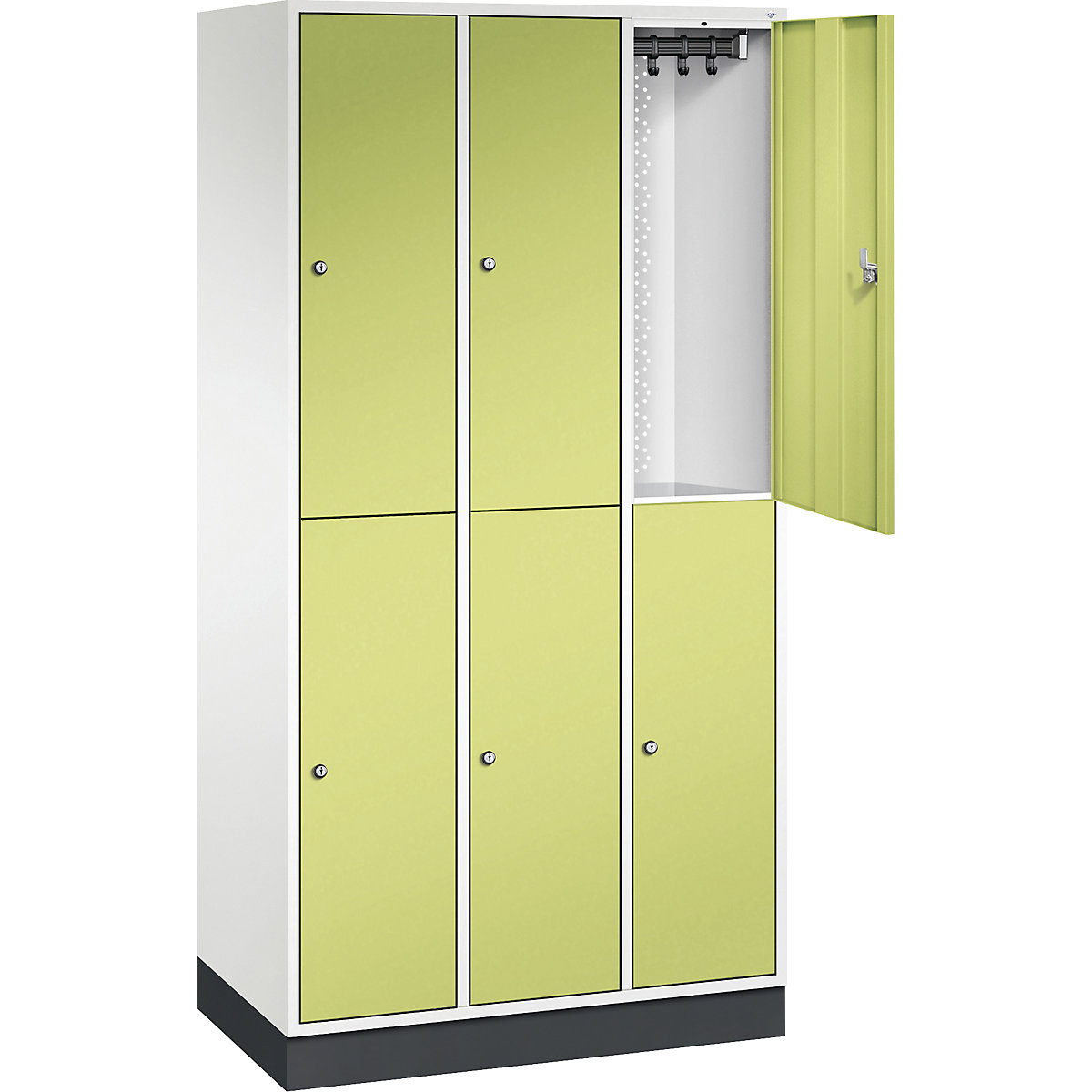INTRO double tier steel cloakroom locker – C+P (Product illustration 33)