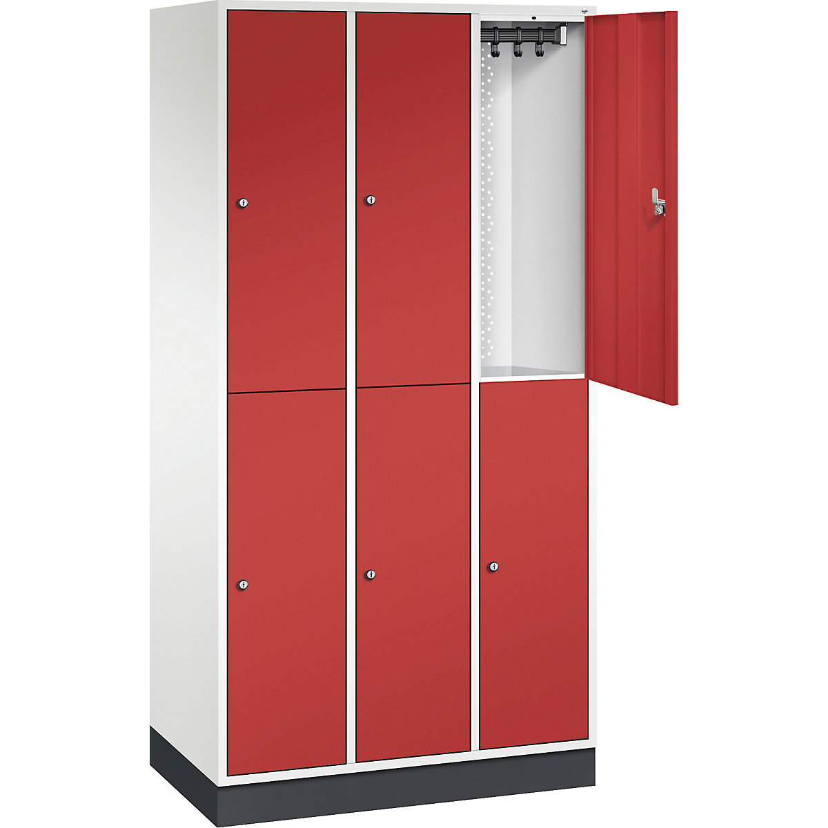 INTRO double tier steel cloakroom locker – C+P (Product illustration 28)
