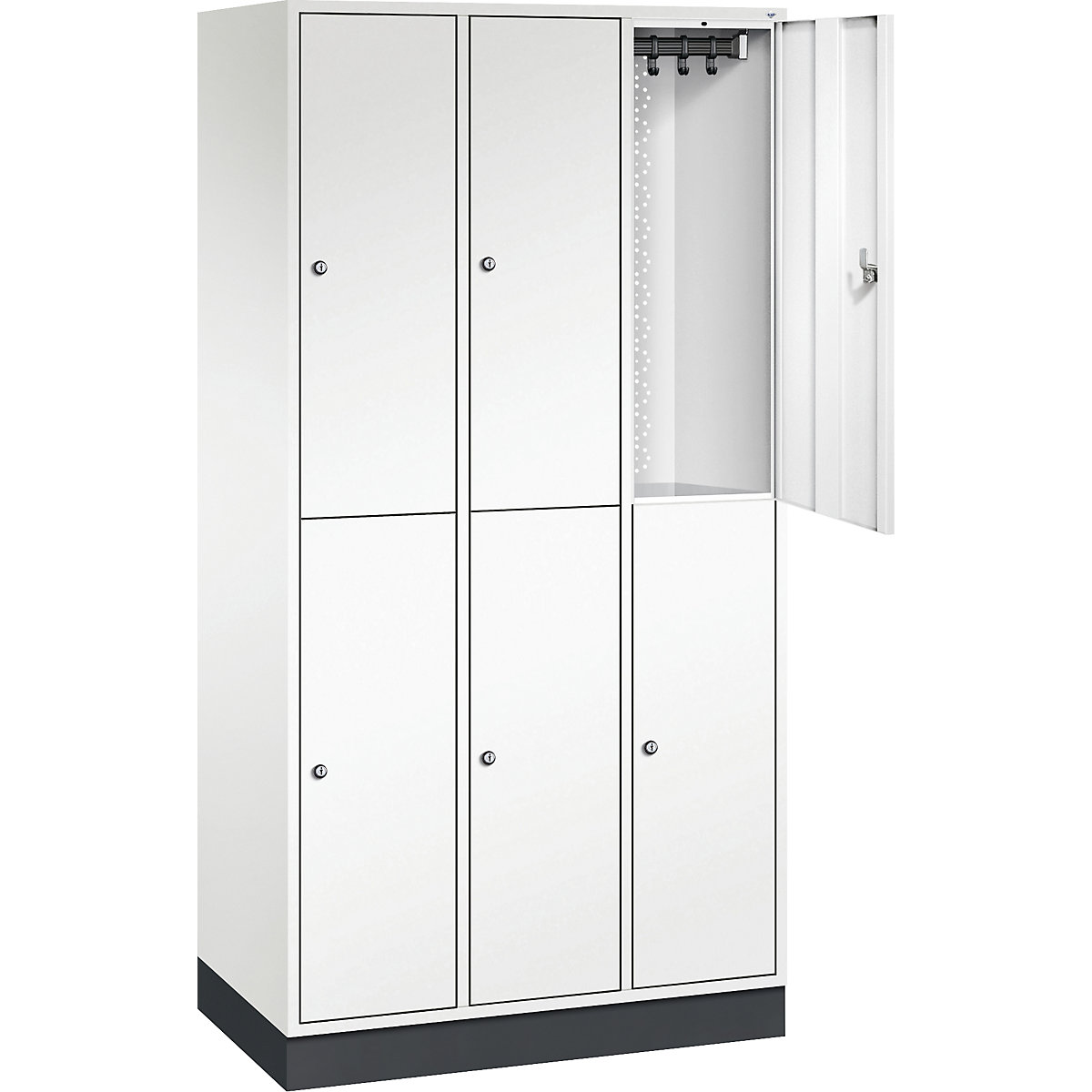INTRO double tier steel cloakroom locker – C+P (Product illustration 26)
