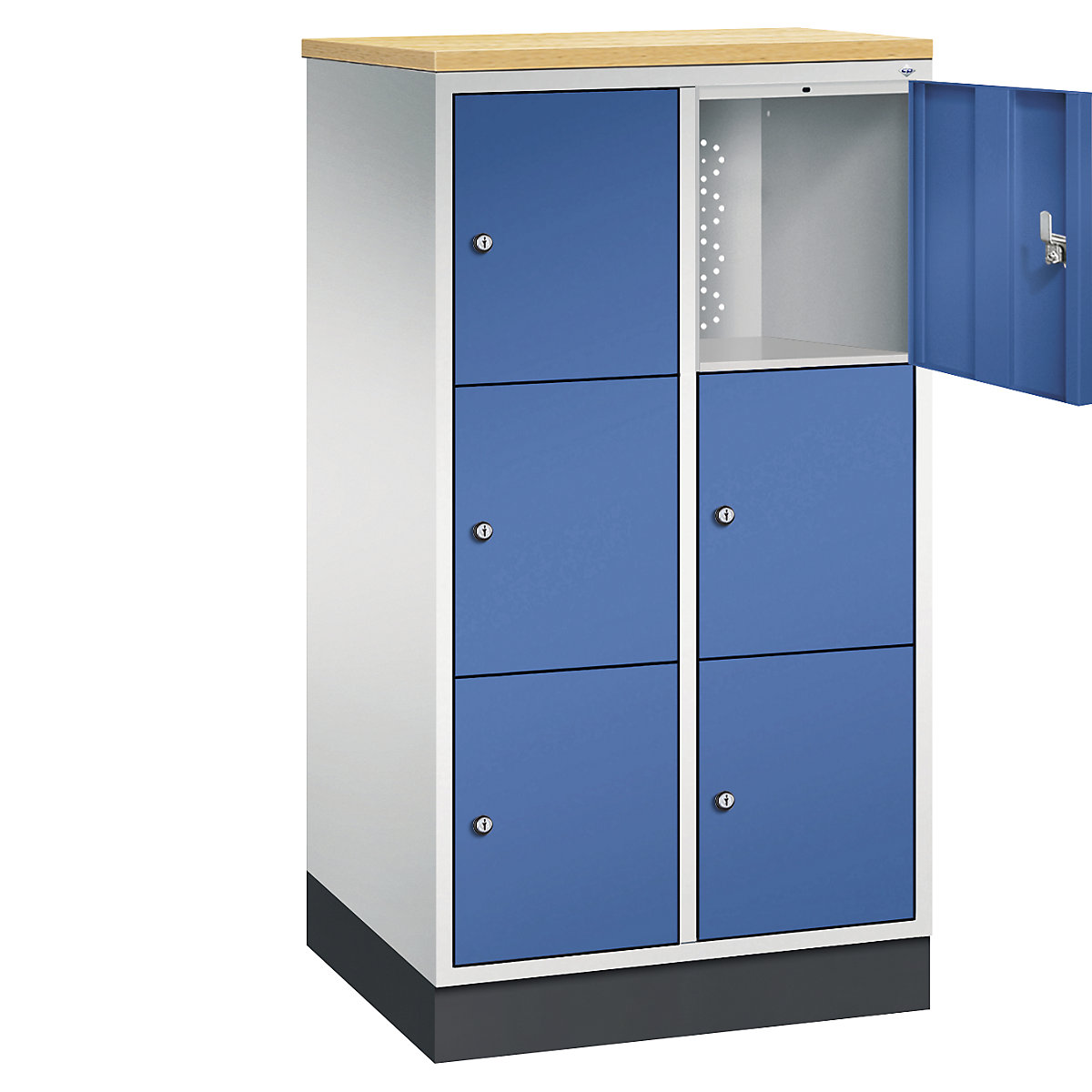 INTRO steel compartment locker, compartment height 345 mm – C+P (Product illustration 30)