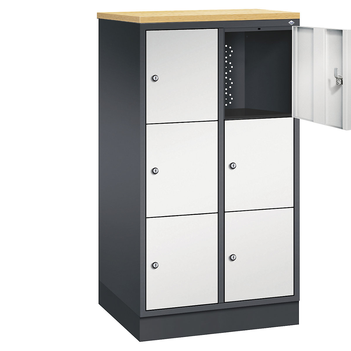 INTRO steel compartment locker, compartment height 345 mm – C+P (Product illustration 34)