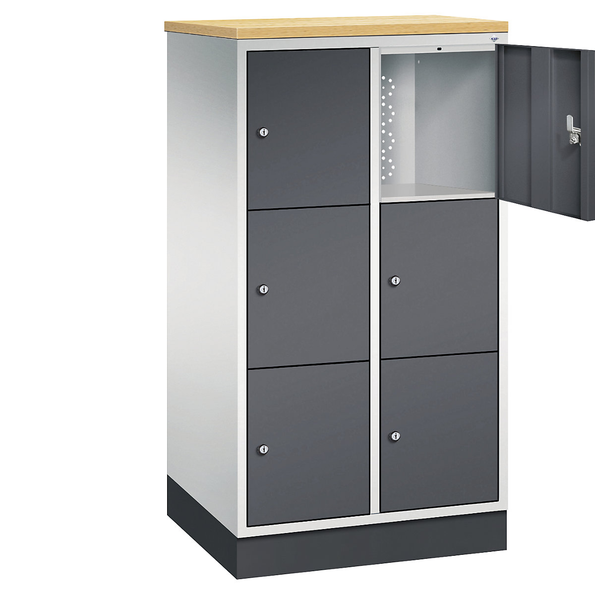 INTRO steel compartment locker, compartment height 345 mm – C+P (Product illustration 24)