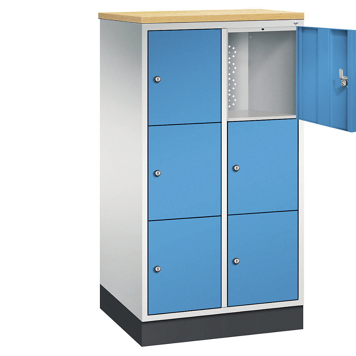 INTRO steel compartment locker, compartment height 345 mm – C+P (Product illustration 33)