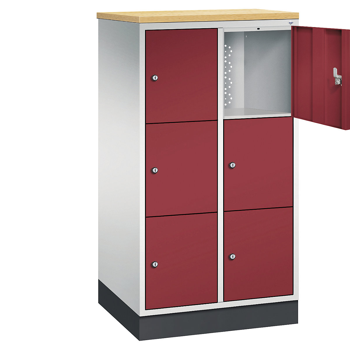INTRO steel compartment locker, compartment height 345 mm – C+P (Product illustration 27)