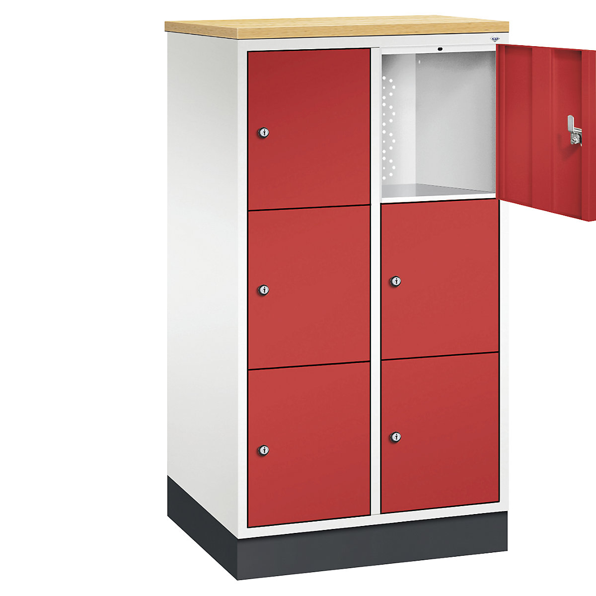 INTRO steel compartment locker, compartment height 345 mm – C+P (Product illustration 22)