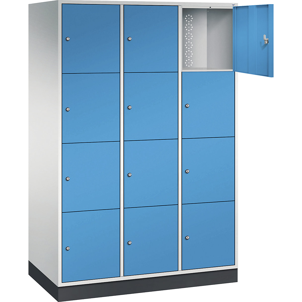 INTRO steel compartment locker, compartment height 435 mm – C+P (Product illustration 2)-1