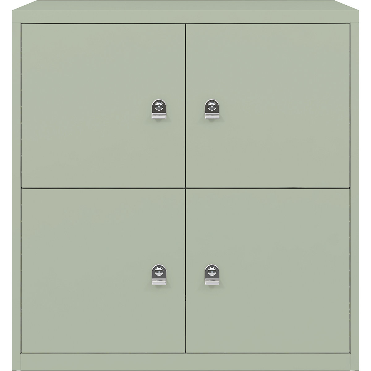 BISLEY – LateralFile™ lodge, with 4 lockable compartments, height 375 mm each, regent