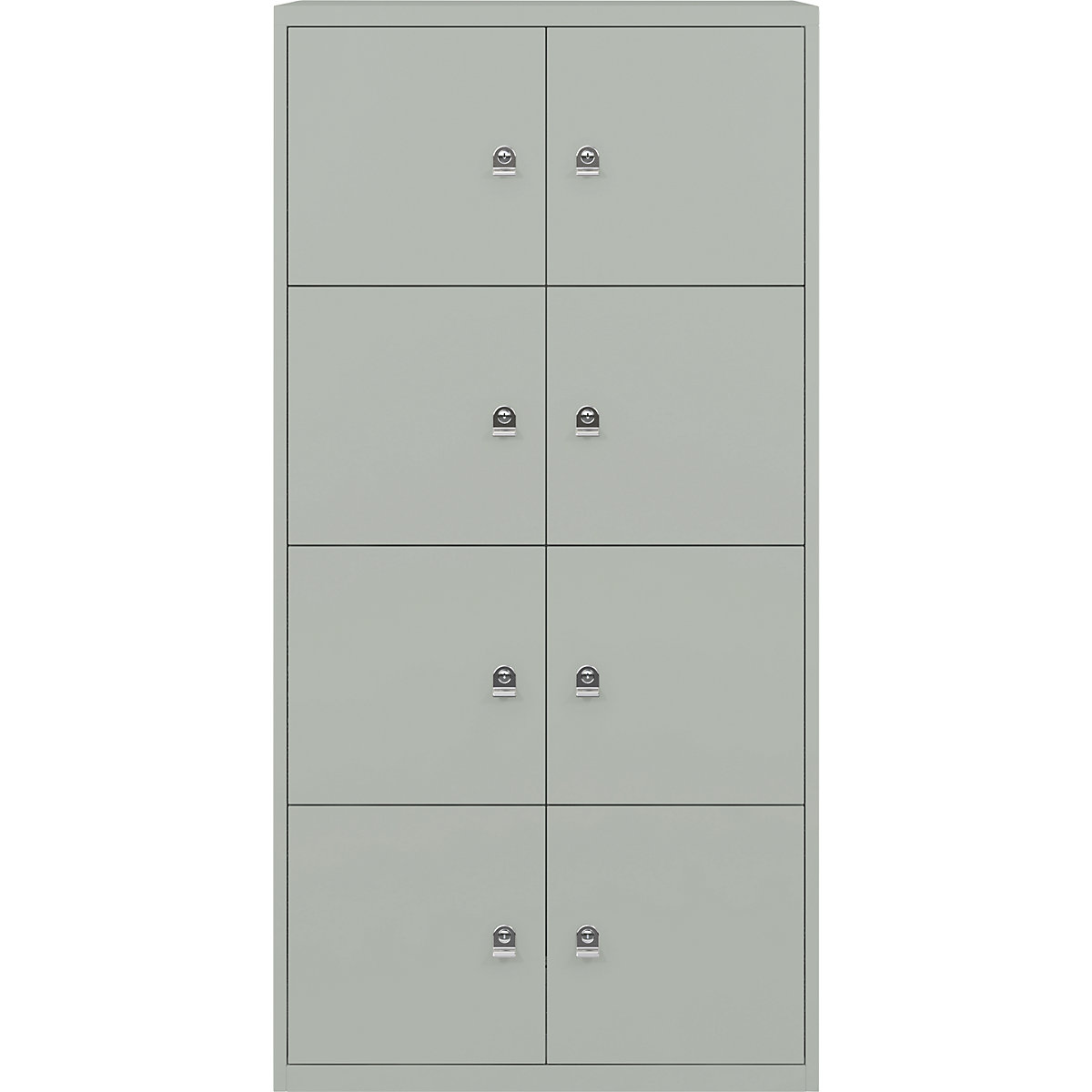 BISLEY – LateralFile™ lodge, with 8 lockable compartments, height 375 mm each, york