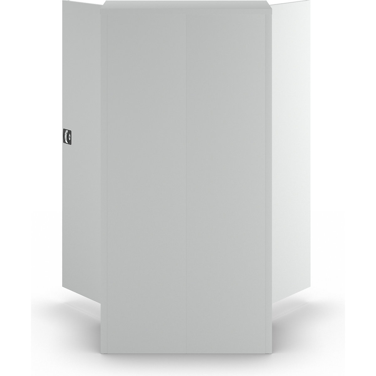 Steel cupboard with plinth – eurokraft basic (Product illustration 2)-1