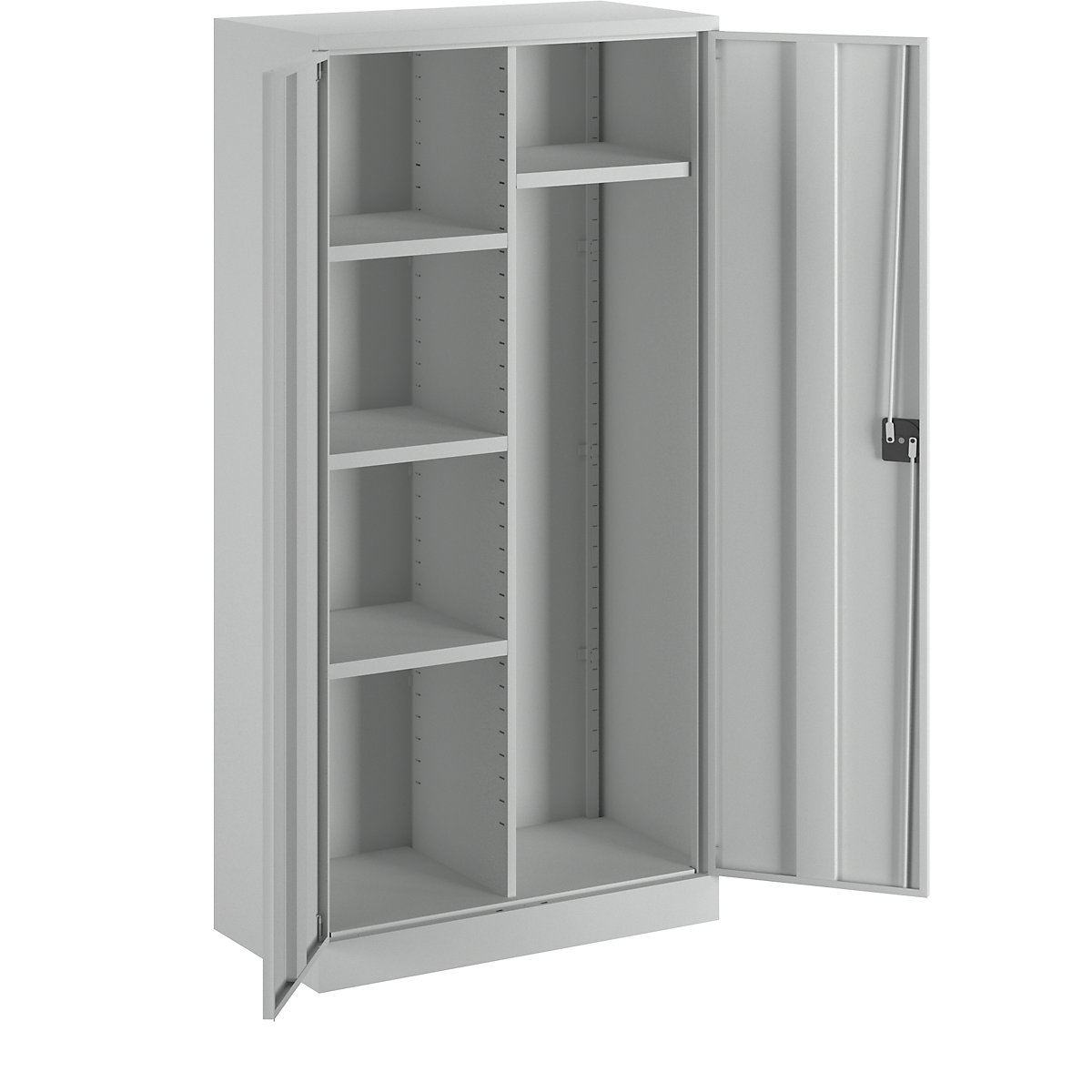 Steel cupboard with plinth – eurokraft basic (Product illustration 7)-6