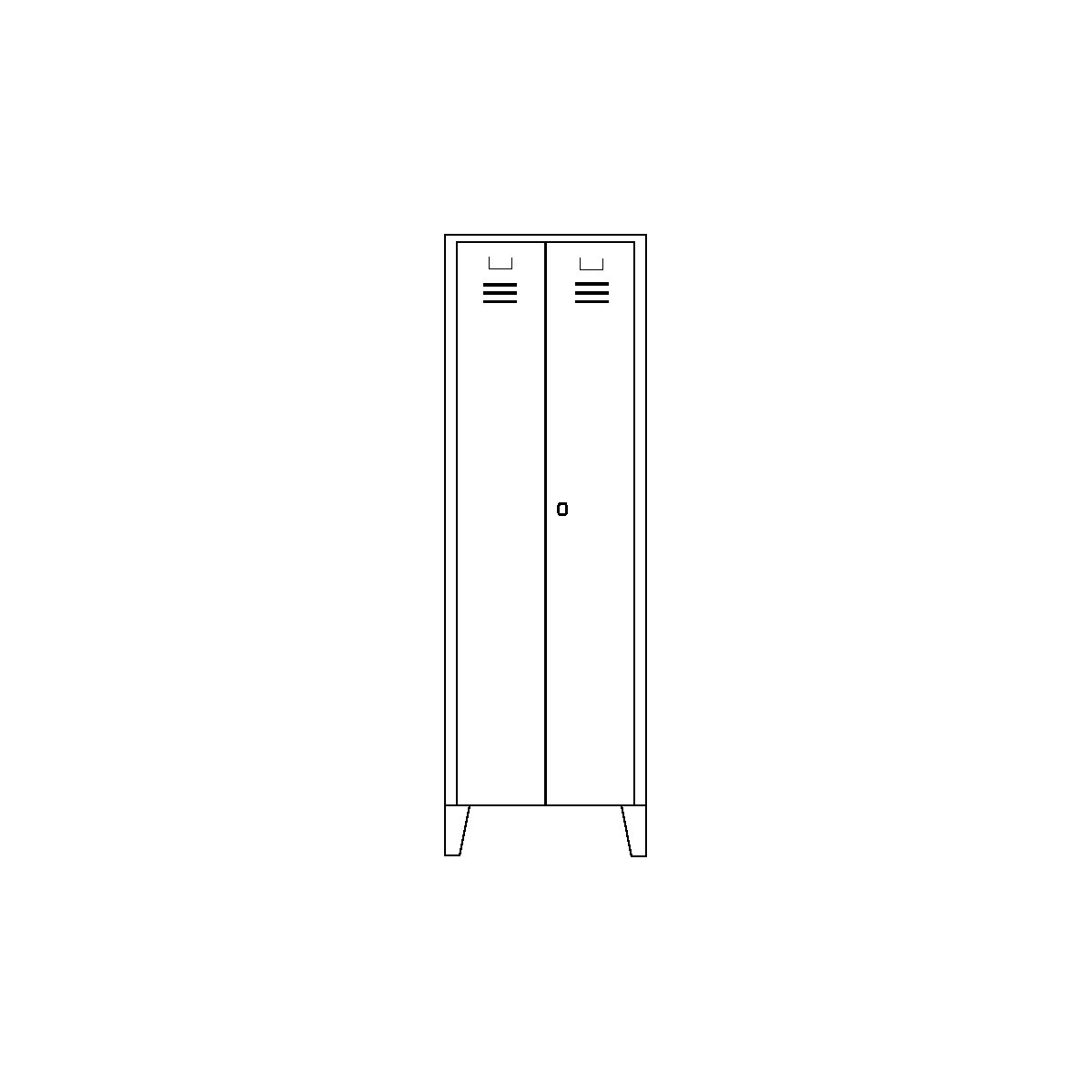 Steel locker – Wolf (Product illustration 10)-9