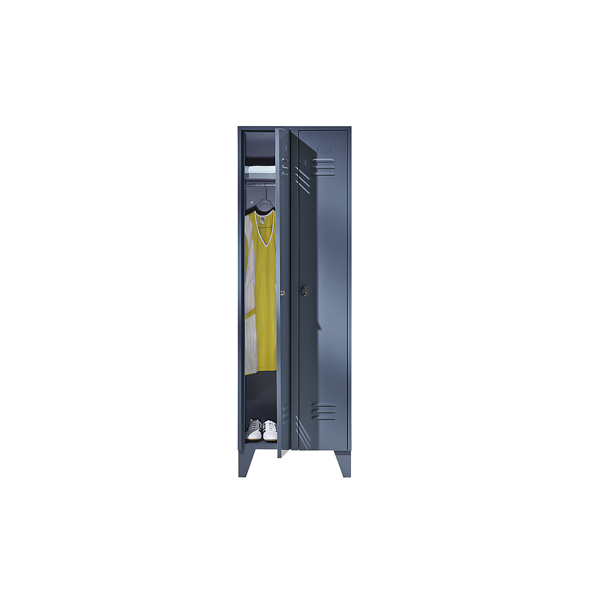 Steel locker with stud feet – Wolf (Product illustration 109)-108