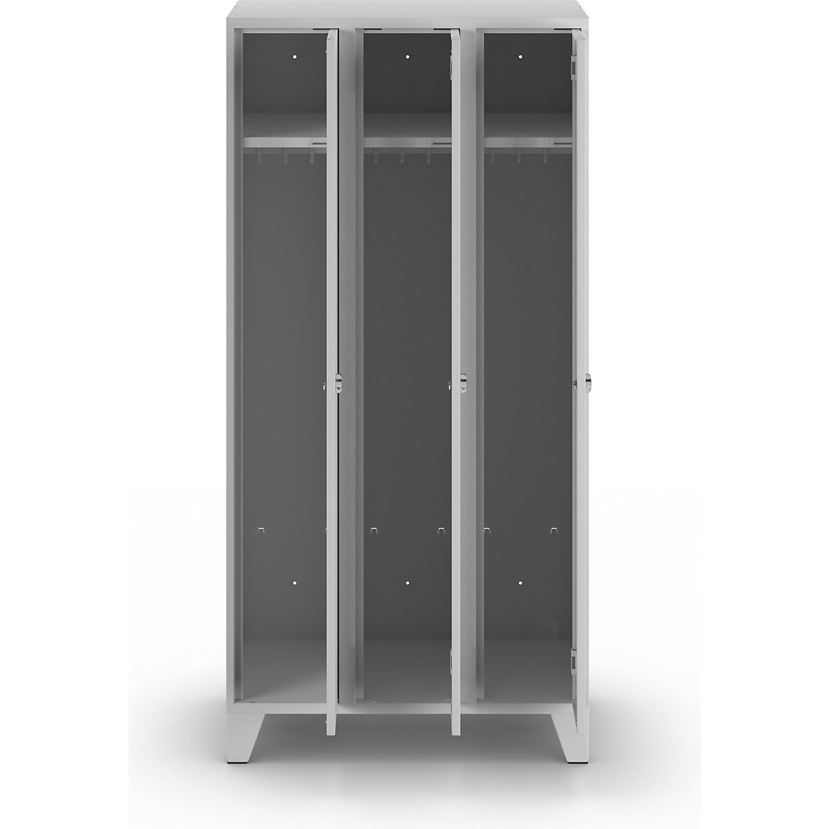 Steel locker with stud feet – Wolf (Product illustration 86)-85