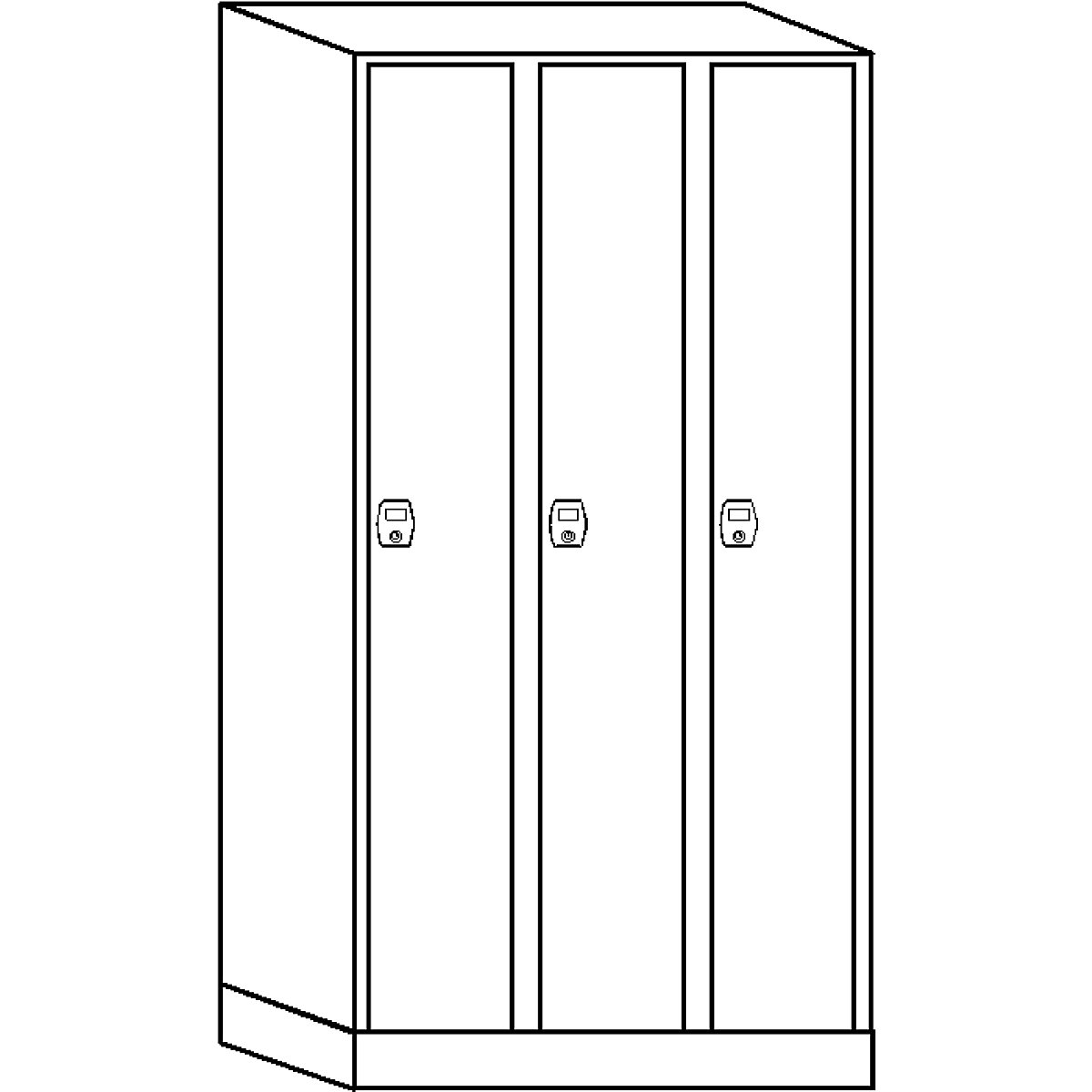 Stuttgart locker – Wolf (Product illustration 3)-2