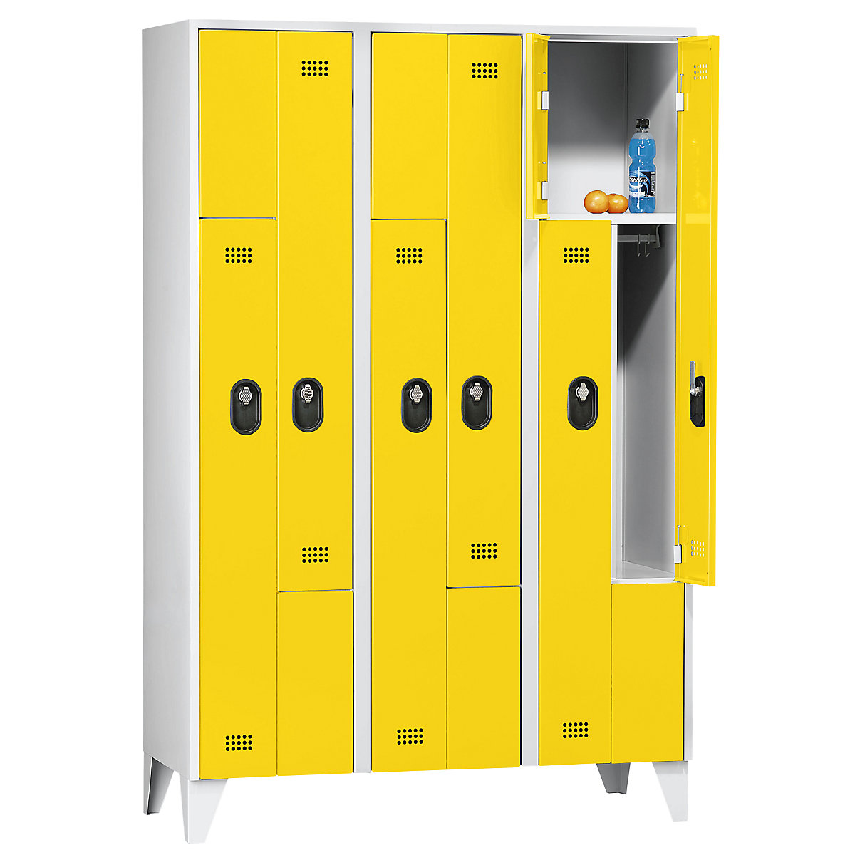 Z cloakroom cupboard, compartment height 820 mm – Wolf