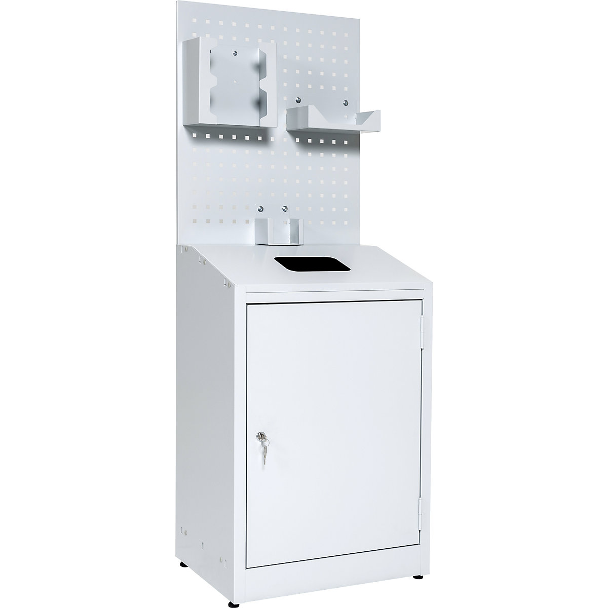 Hygiene station with perforated wall (Product illustration 2)-1
