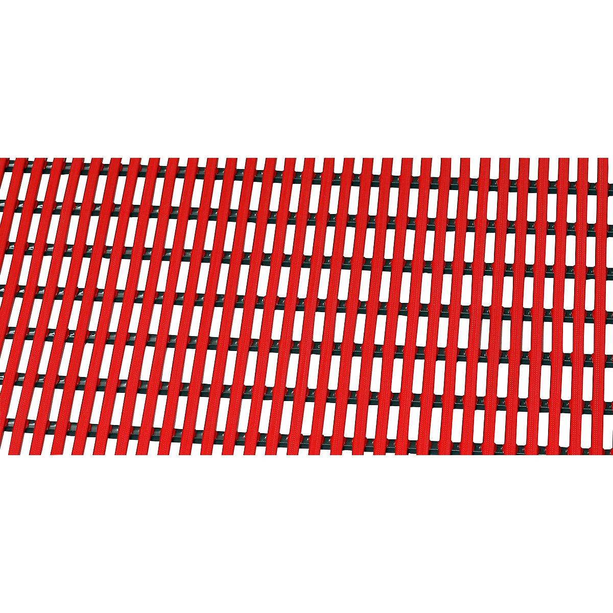 Floor mat for showers and changing rooms, PVC non-rigid, per metre, width 600 mm, red