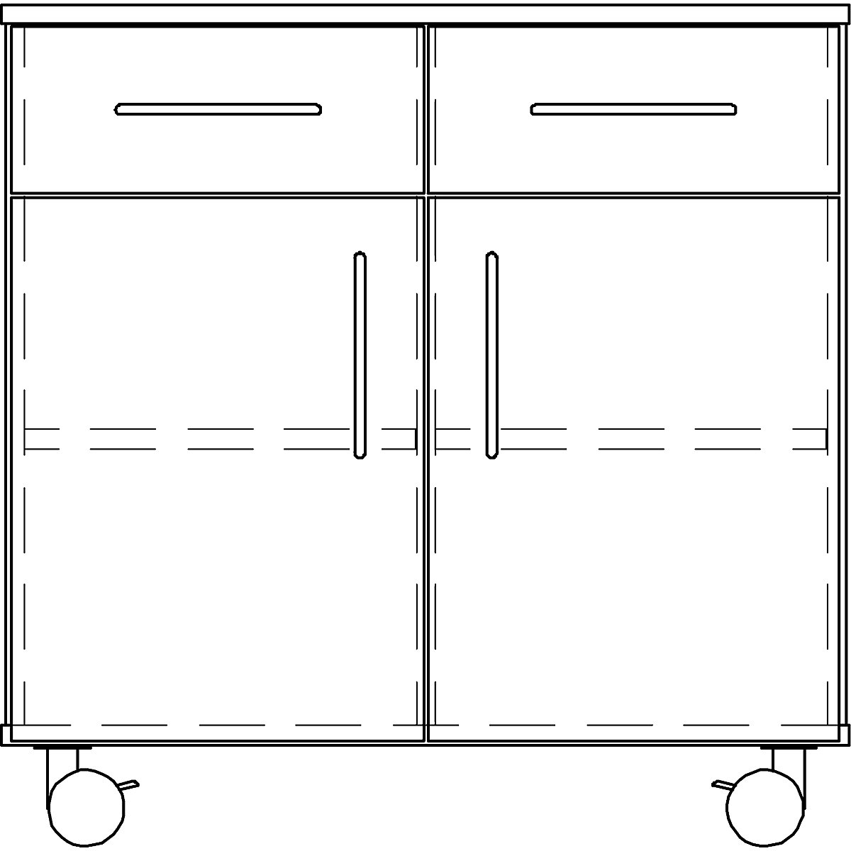 Labor-Unterschrank, hoch (Produktabbildung 3)-2