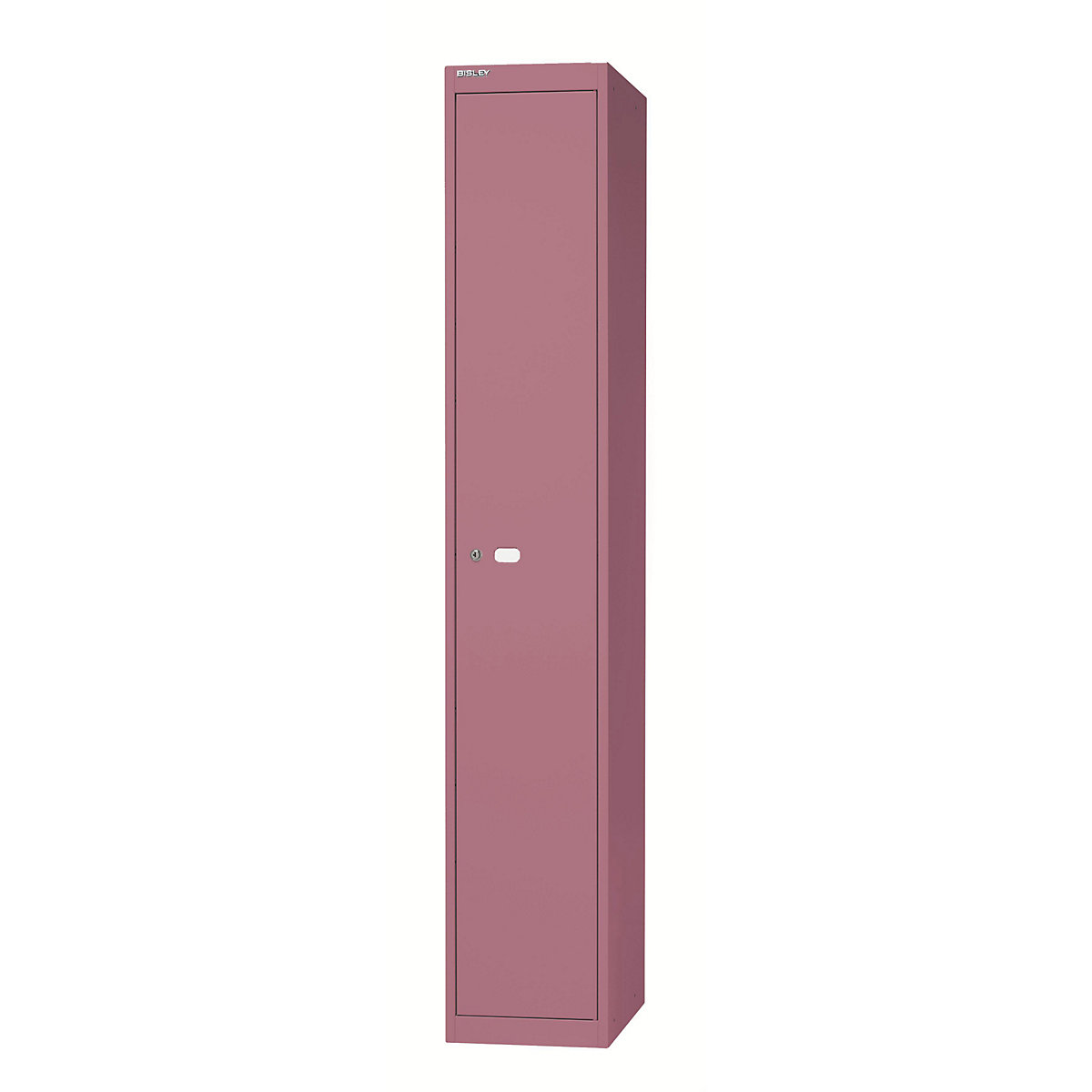 BISLEY OFFICE Garderobensystem, 1 Abteil, Tiefe 457 mm, mit 1 Hutfachboden, 1 Kleiderstange, pink