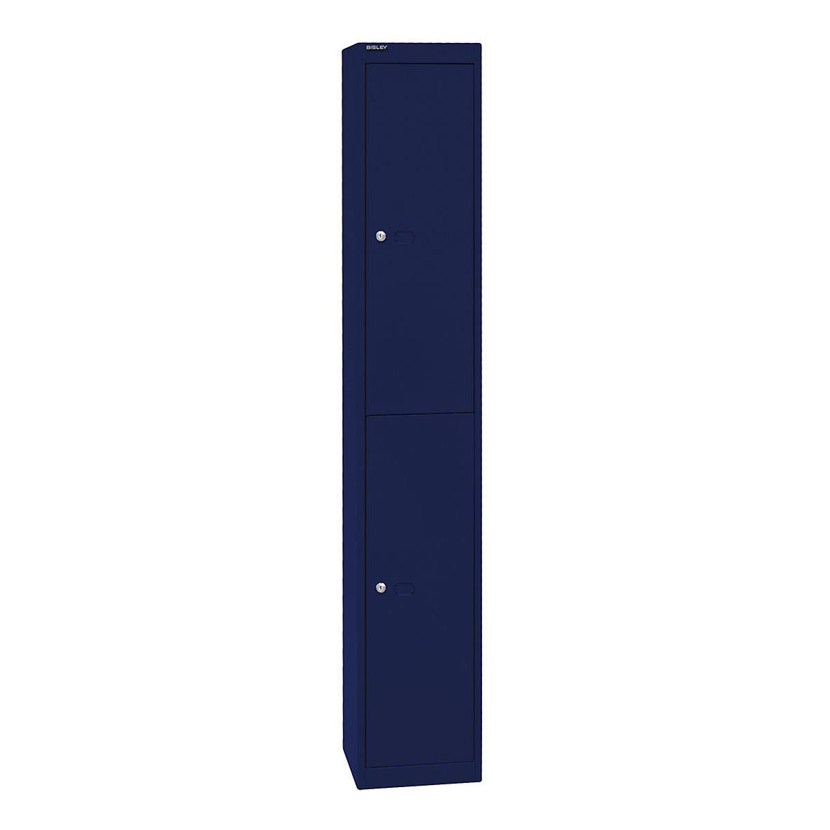 BISLEY OFFICE Garderobensystem, Tiefe 305 mm, 2 Fächer mit je 1 Kleiderhaken, oxfordblau