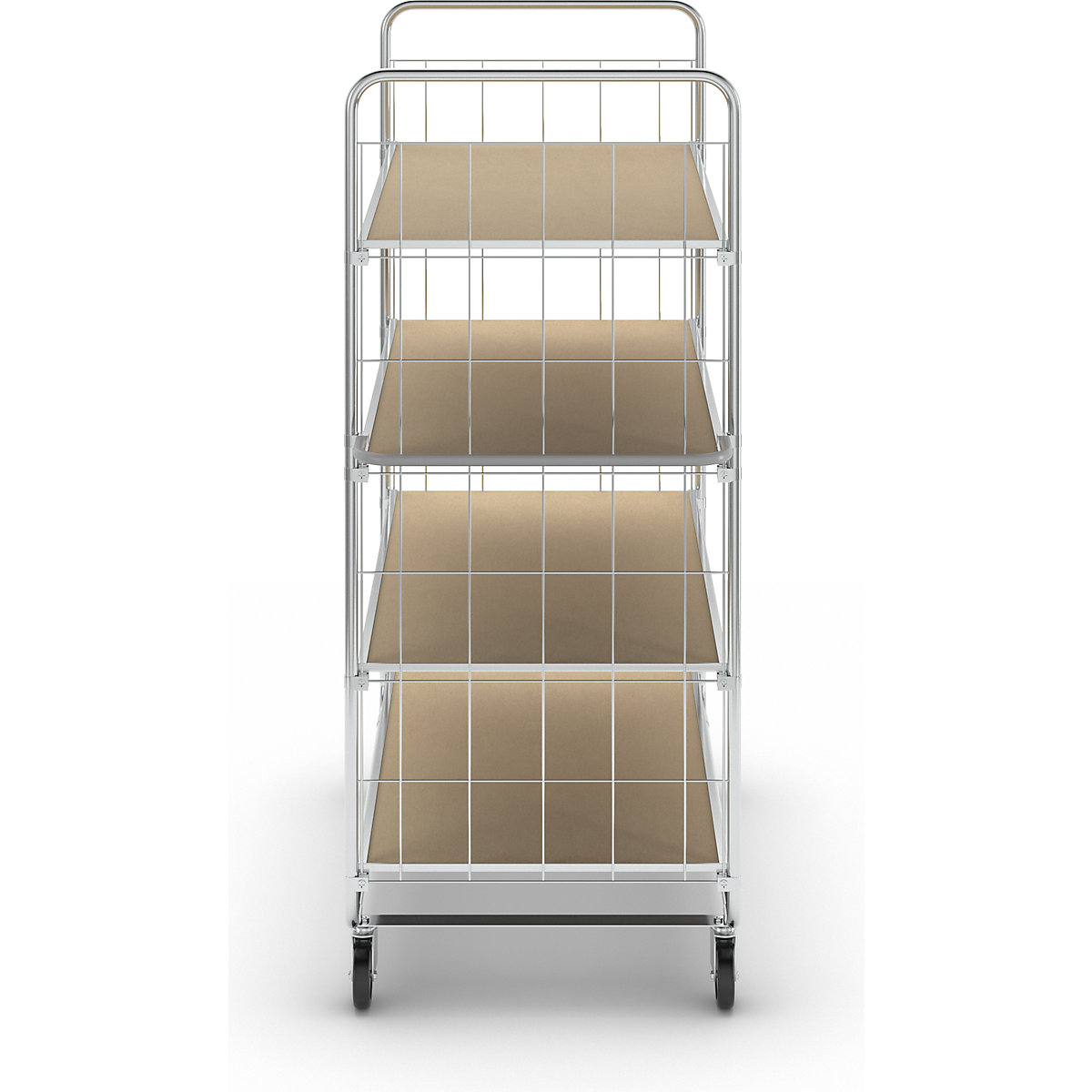 Wózek piętrowy ESD, z 4 półkami – Kongamek (Zdjęcie produktu 49)-48