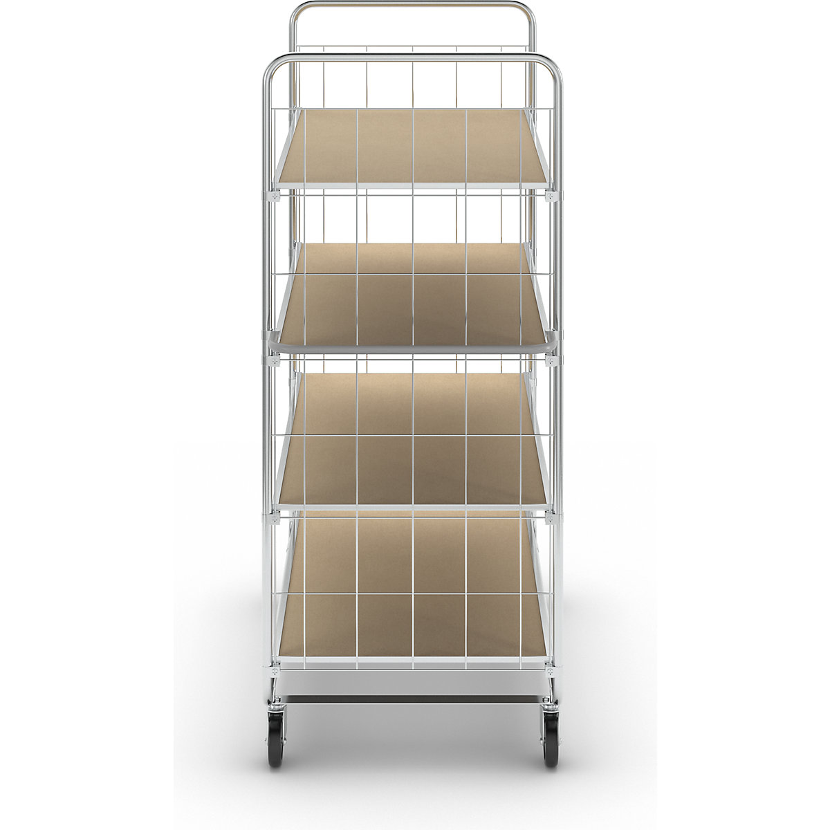 Wózek piętrowy ESD, z 4 półkami – Kongamek (Zdjęcie produktu 55)-54
