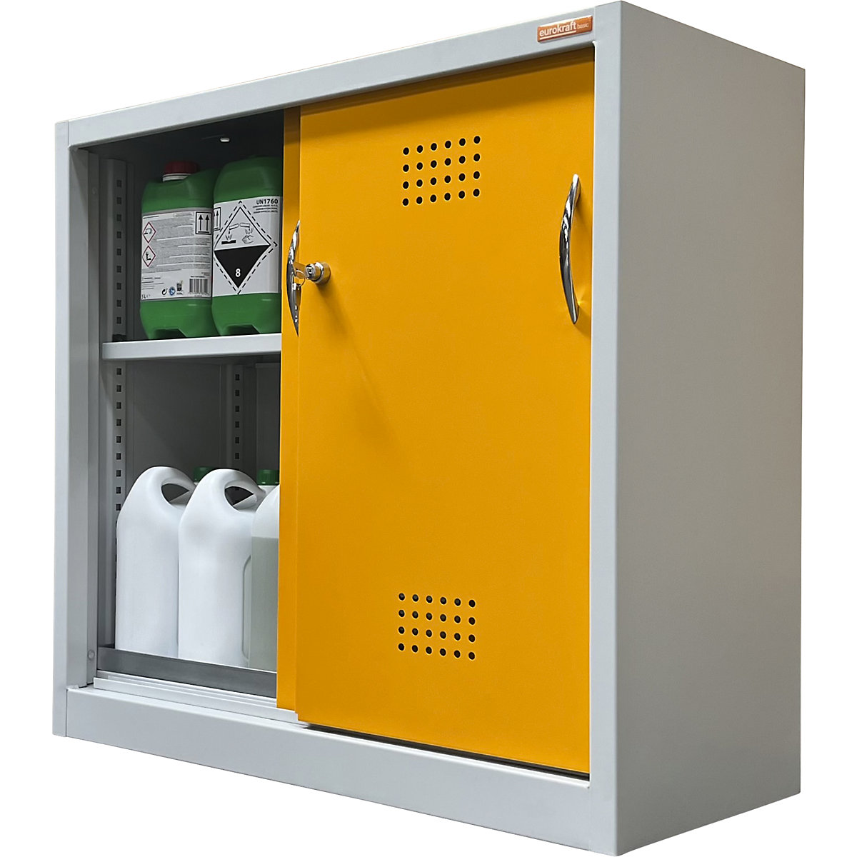 Environmental cupboard with sliding doors – eurokraft basic (Product illustration 5)-4