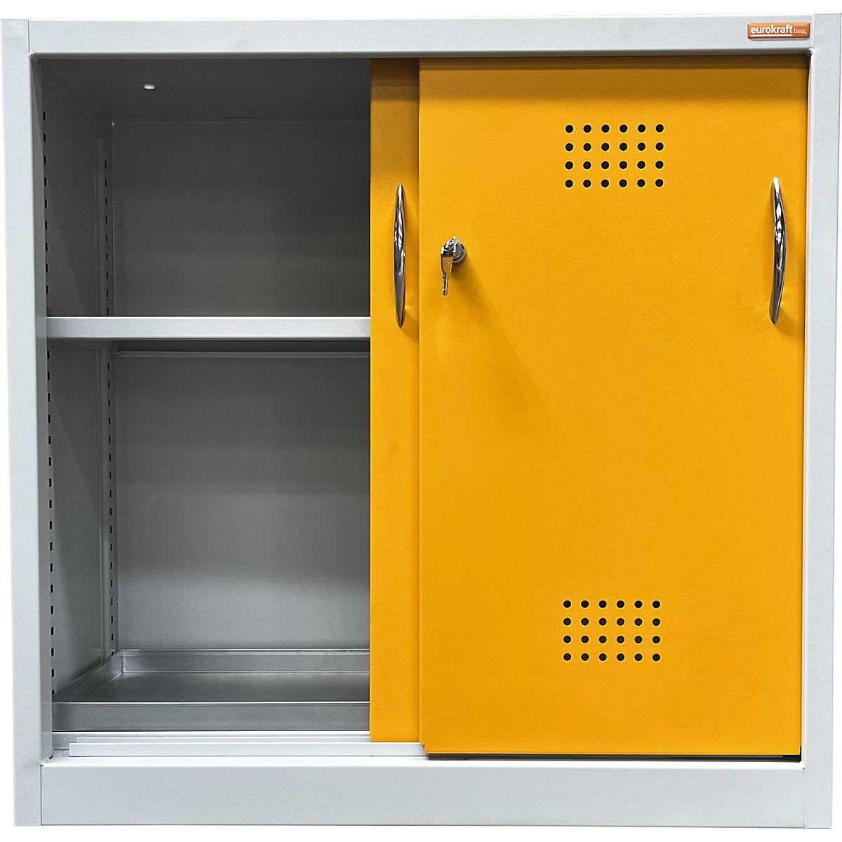 Environmental cupboard with sliding doors - eurokraft basic