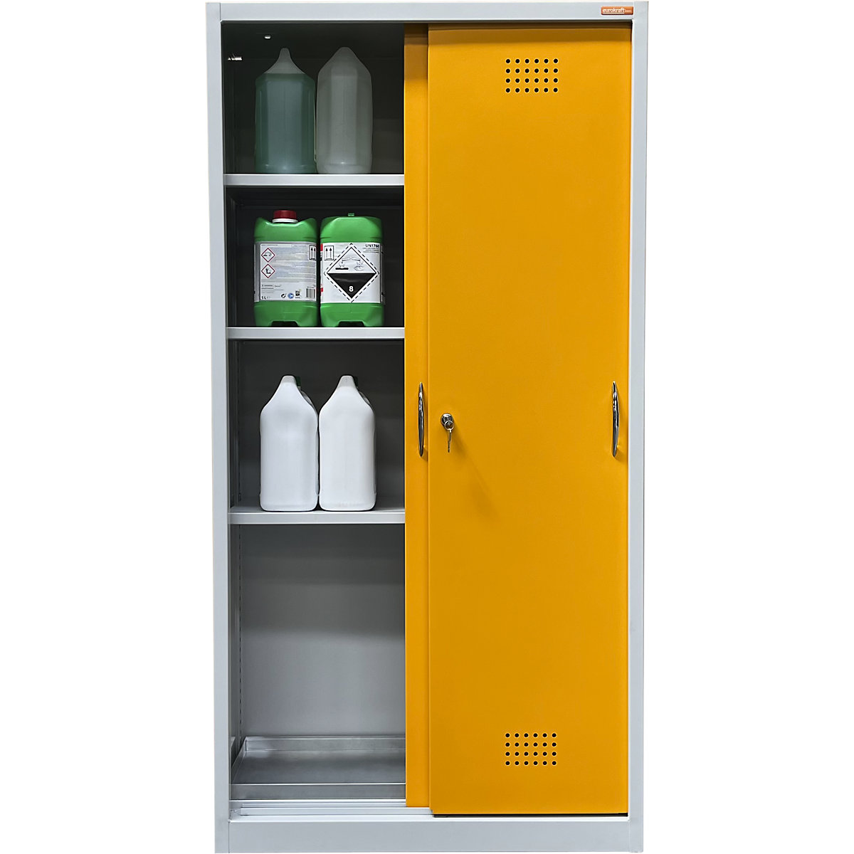 Environmental cupboard with sliding doors – eurokraft basic (Product illustration 3)-2