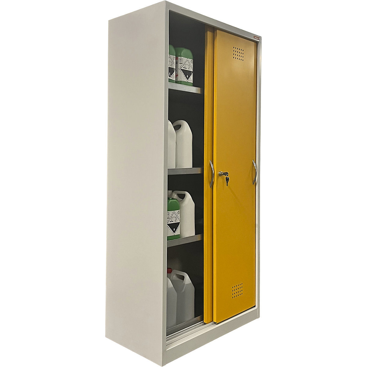 Environmental cupboard with sliding doors – eurokraft basic (Product illustration 5)-4