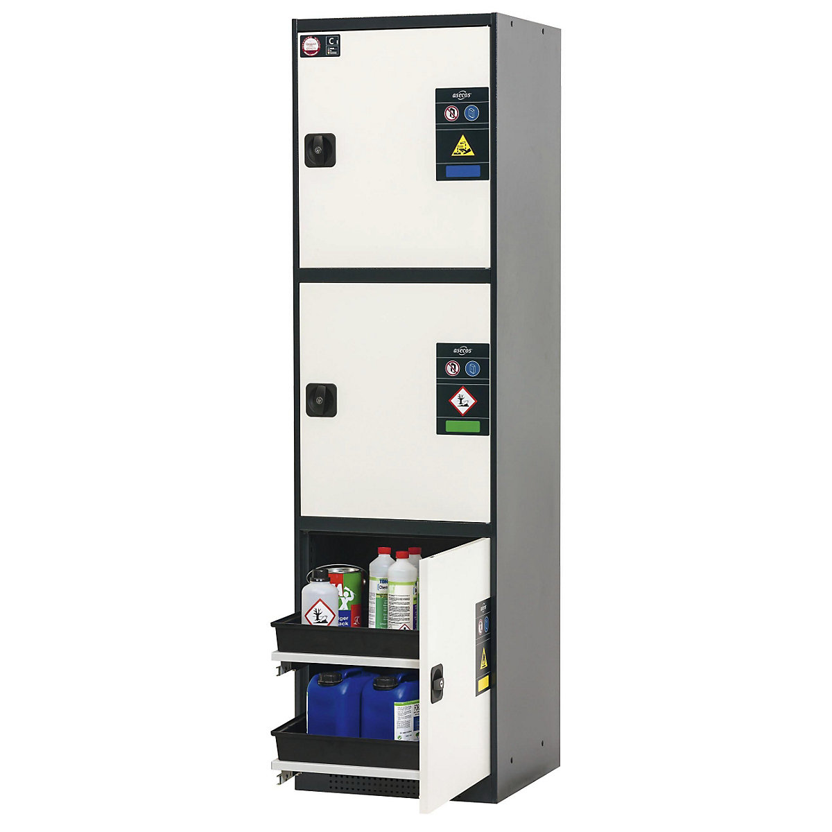 MULTIRISK chemical storage cupboard – asecos (Product illustration 2)-1