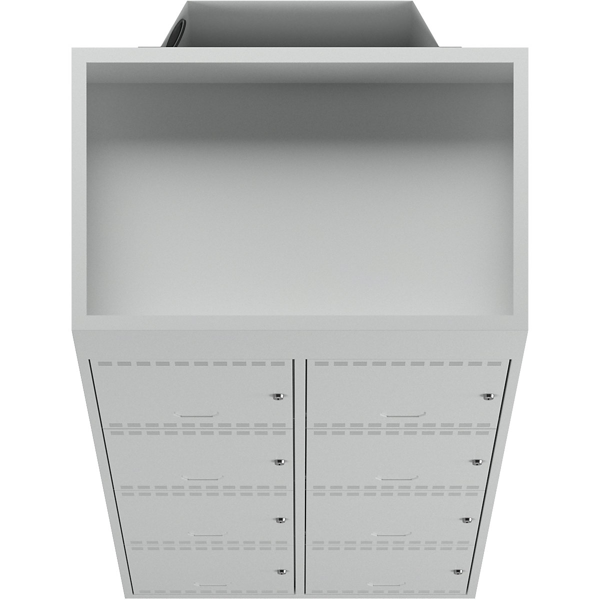 Battery charging cabinet with lockable compartments – LISTA (Product illustration 3)-2