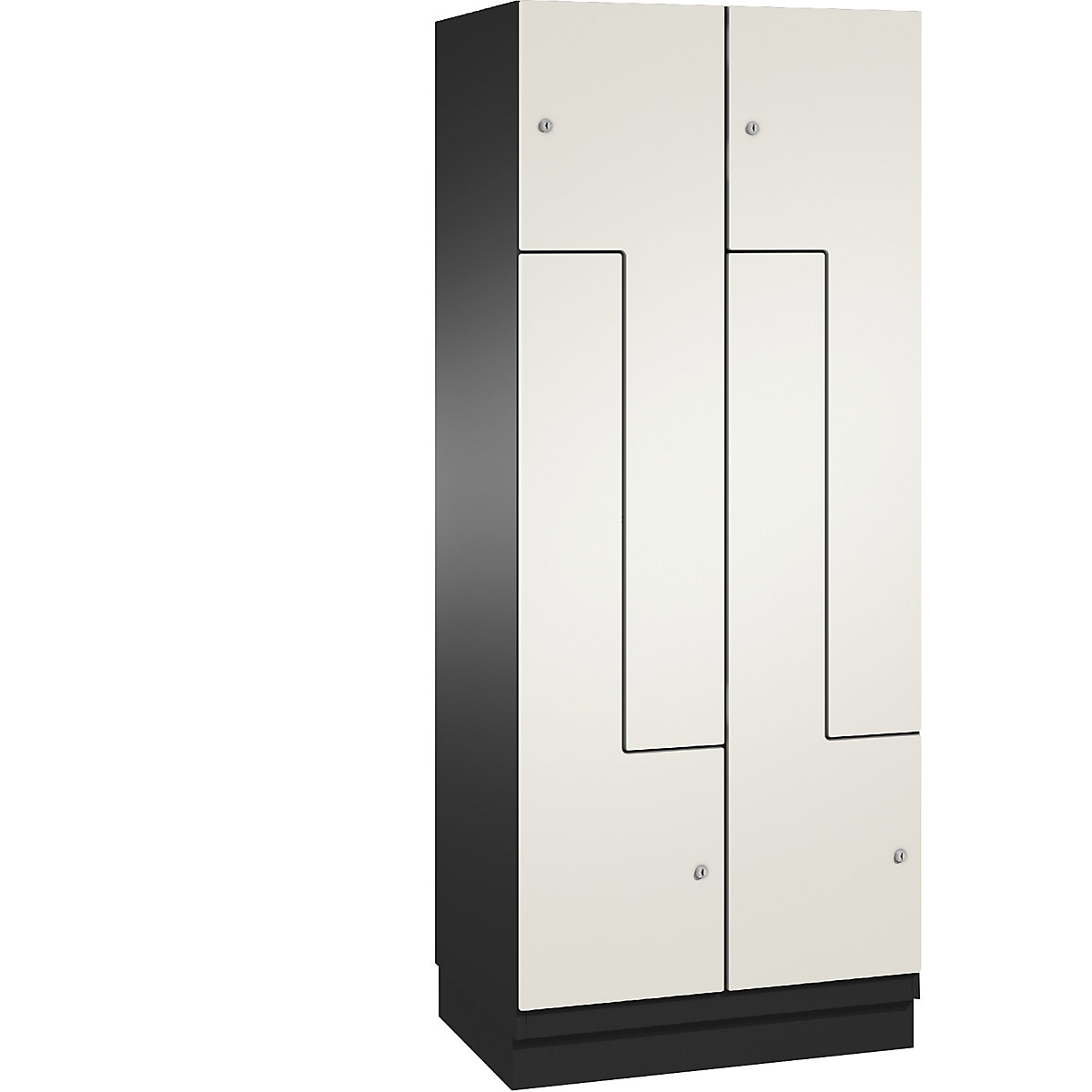 C+P CAMBIO Z cloakroom locker unit 2 compartments, width 800 mm