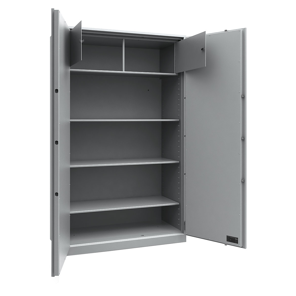LIGHT safety cabinet, S1, HxWxD 1950 x 1200 x 500 mm, 2 interior safes-4