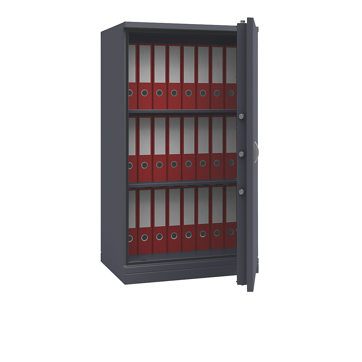 LIGHT safety cabinet, light duty, HxWxD 1200 x 670 x 500 mm, graphite grey-11