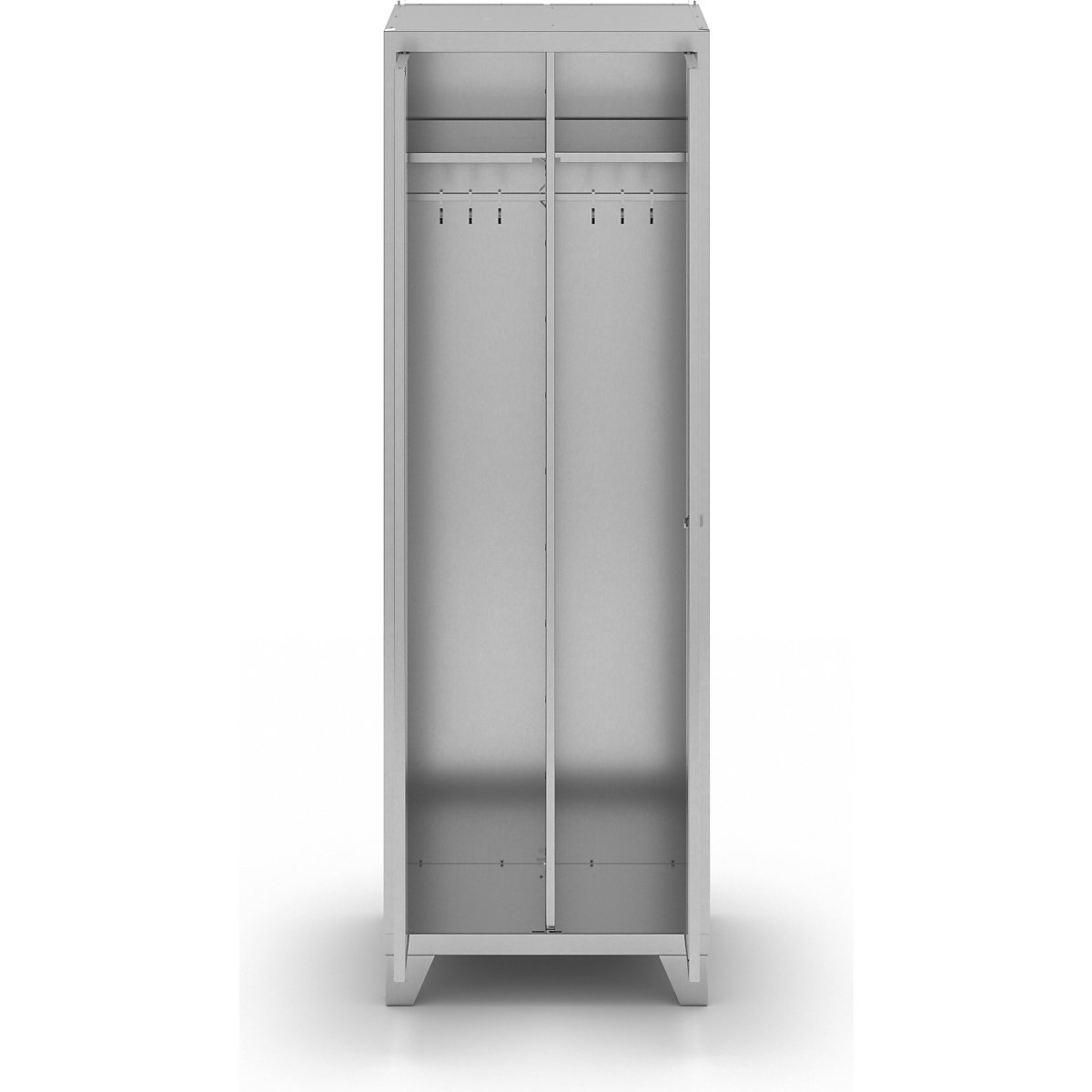 Stainless steel cabinet with stud feet (Product illustration 2)-1