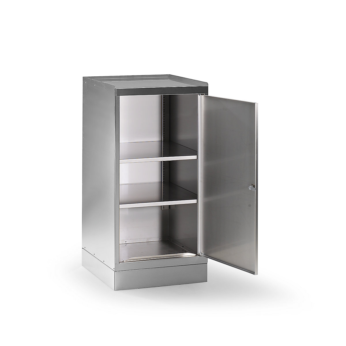 Stainless steel tool cupboard - eurokraft basic
