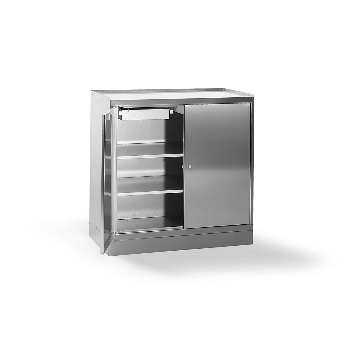 Stainless steel tool cupboard – eurokraft basic