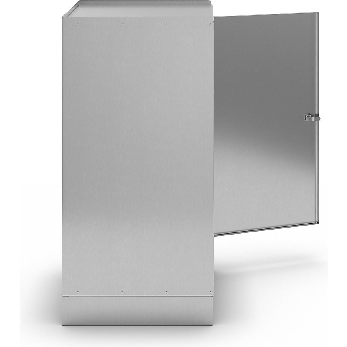 Stainless steel tool cupboard – eurokraft basic (Product illustration 4)-3