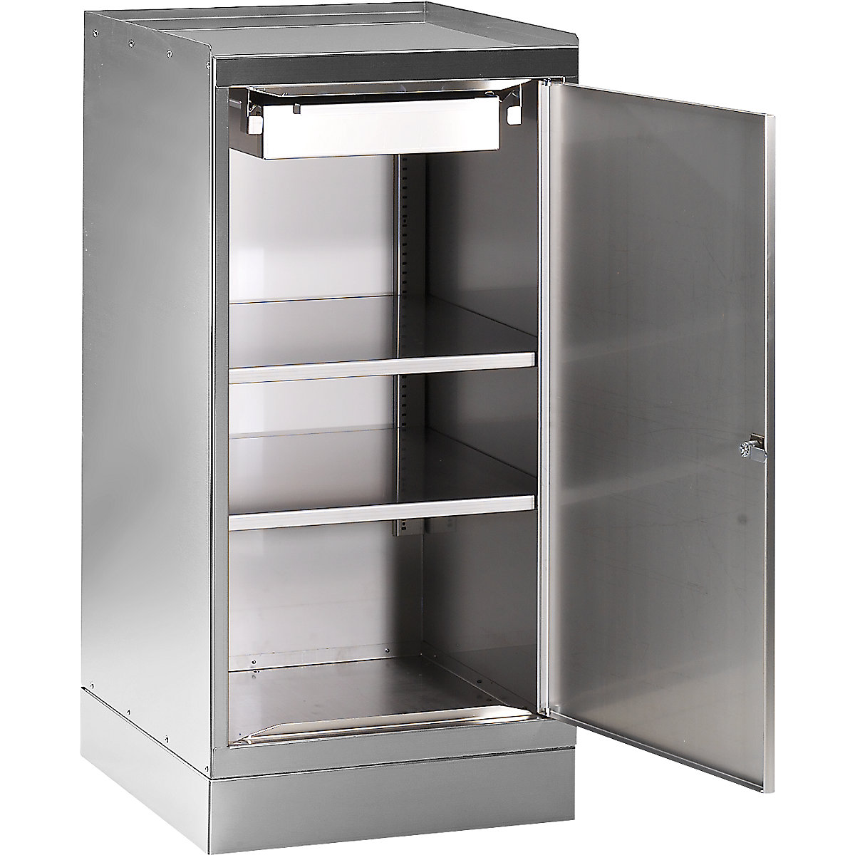 Stainless steel tool cupboard - eurokraft basic