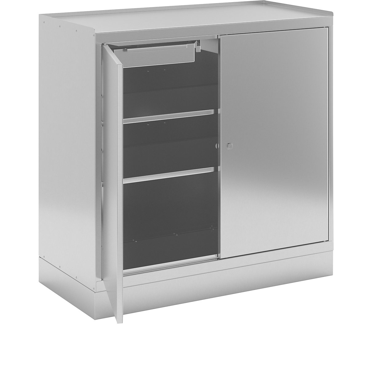Stainless steel tool cupboard – eurokraft basic