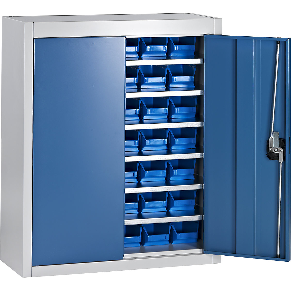 Storage cupboard with open fronted storage bins – mauser (Product illustration 8)-7